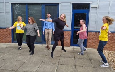 Jumping for Joy in aid of Marie Curie