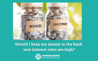 Saving vs investing when interest rates are high