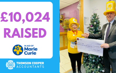 We’ve hit our £10k fundraising goal for Marie Curie