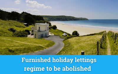 Furnished Holiday Lettings regime to be abolished