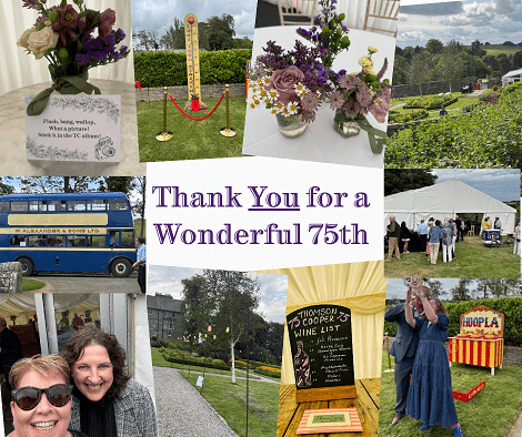 thomson cooper garden party 75 anniversary