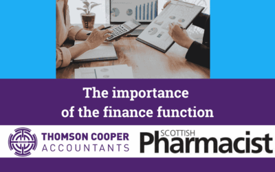 The importance of the finance function