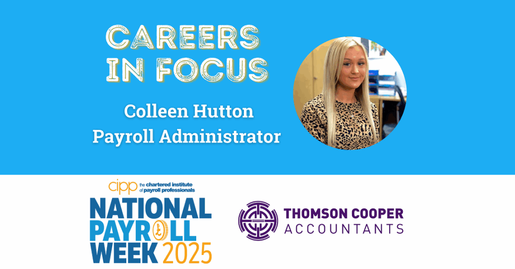colleen hutton payroll promotions within thomson cooper