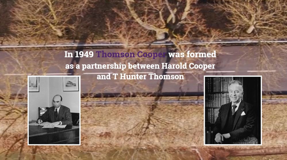 thomson cooper timeline video 75 anniversary